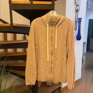GAP Men's Beige Zip-Up Sweater
